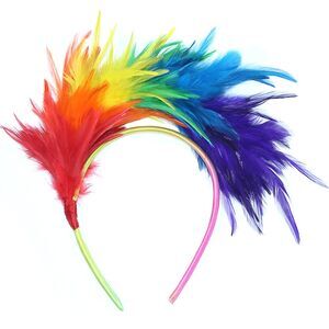 6749 Feather Fascinator 1920s Headband For Women